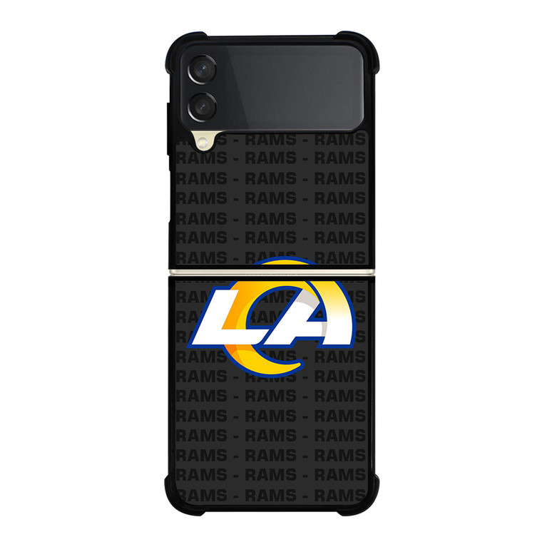 LOS ANGELES RAMS FOOTBALL TEXT Samsung Galaxy Z Flip 3 Case Cover