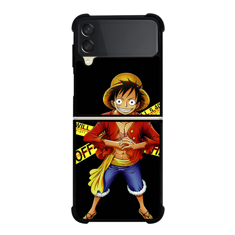 LUFFY OFF WHITE Samsung Galaxy Z Flip 3 Case Cover