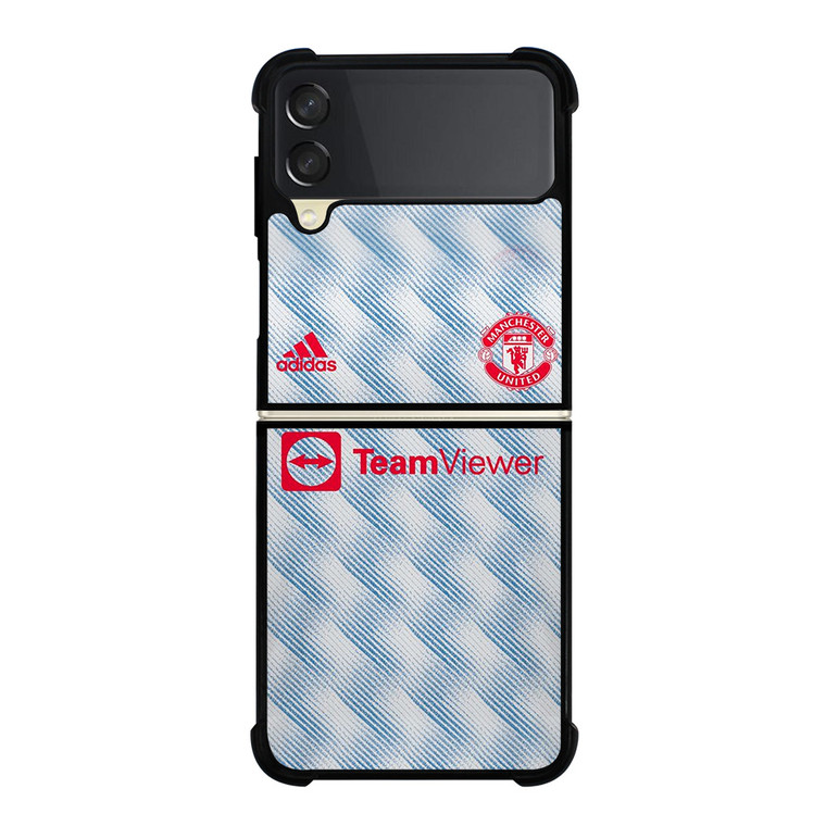 MANCHESTER UNITED 2021 AWAY JERSEY Samsung Galaxy Z Flip 3 Case Cover
