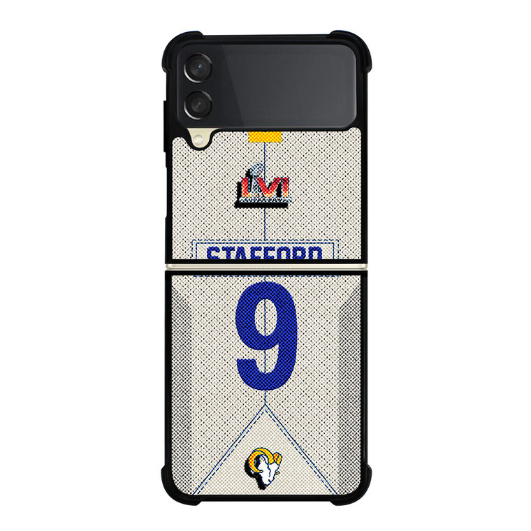 MATTHEW STAFFORD LOS ANGELES RAMS NFL SUPER BOWL LVI Samsung Galaxy Z Flip 3 Case Cover