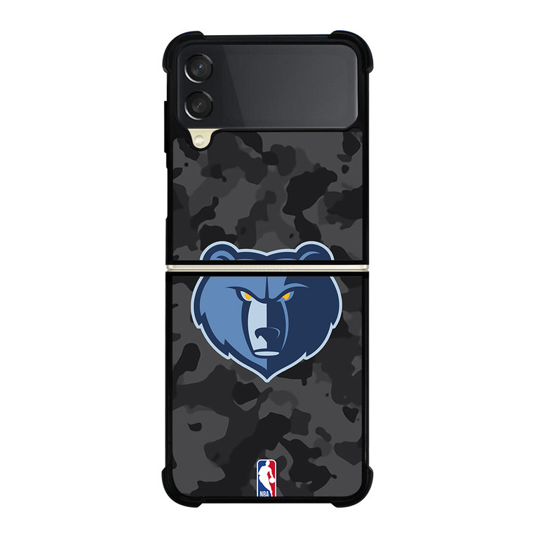 MEMPHIS GRIZZLIES BLACK CAMO Samsung Galaxy Z Flip 3 Case Cover