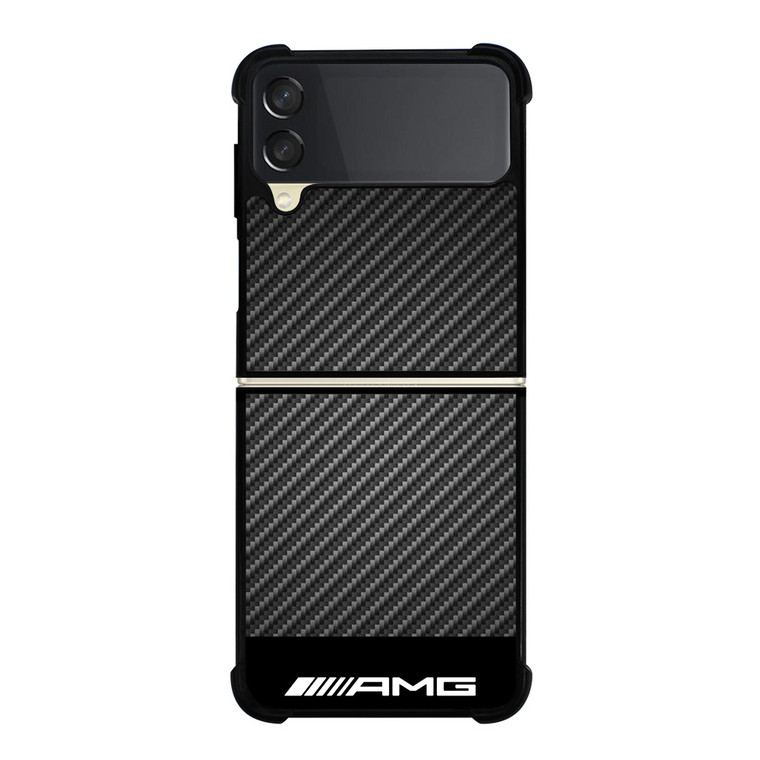 MERCEDES BENZ AMG CARBON Samsung Galaxy Z Flip 3 Case Cover MERCEDES BENZ AMG CARBON Samsung Galaxy Z Flip 3 Case Cover