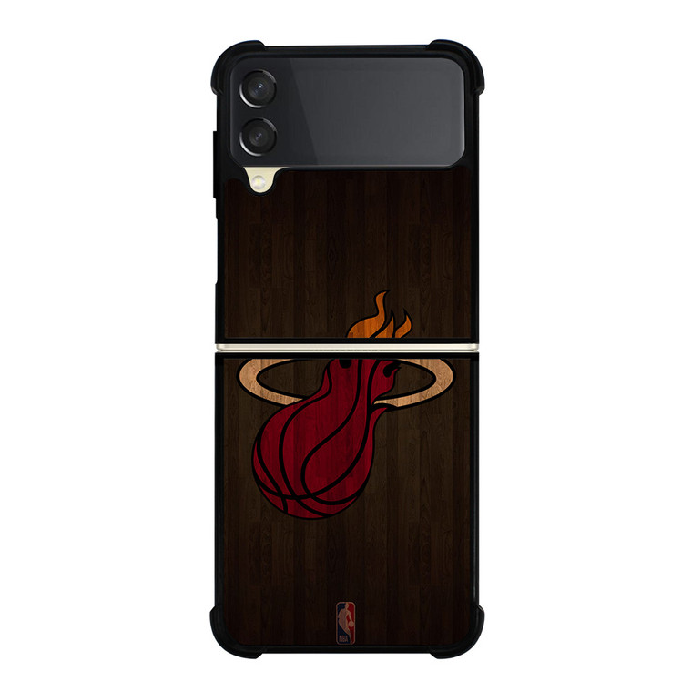 MIAMI HEAT BASKETBALL COURT NBA Samsung Galaxy Z Flip 3 Case Cover