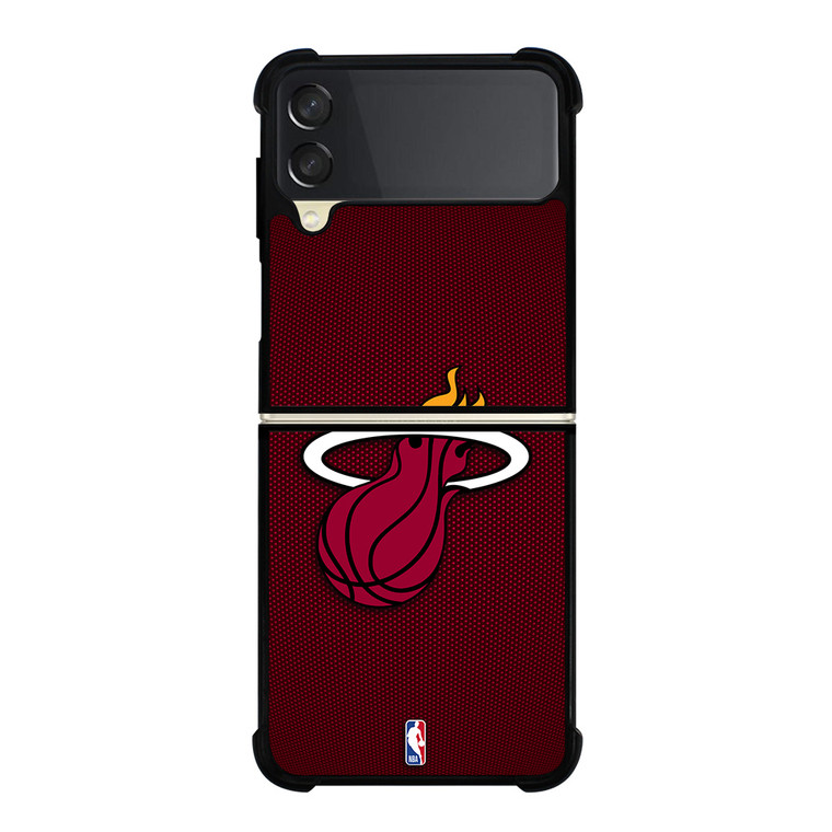 MIAMI HEAT NBA NIKE Samsung Galaxy Z Flip 3 Case Cover