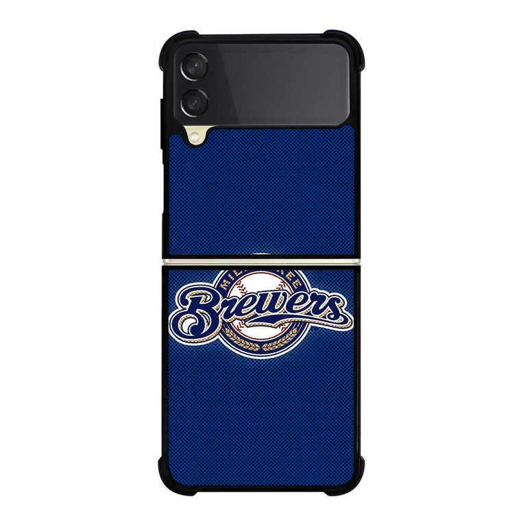 MILWAUKEE BREWERS MLB BASEBALL LOGO Samsung Galaxy Z Flip 3 Case Cover