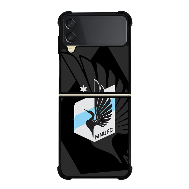MINNESOTA UNITED FC MLS BLACK Samsung Galaxy Z Flip 3 Case Cover