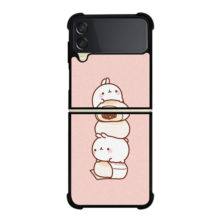 MOLANG RABBIT PINK Samsung Galaxy Z Flip 3 Case Cover