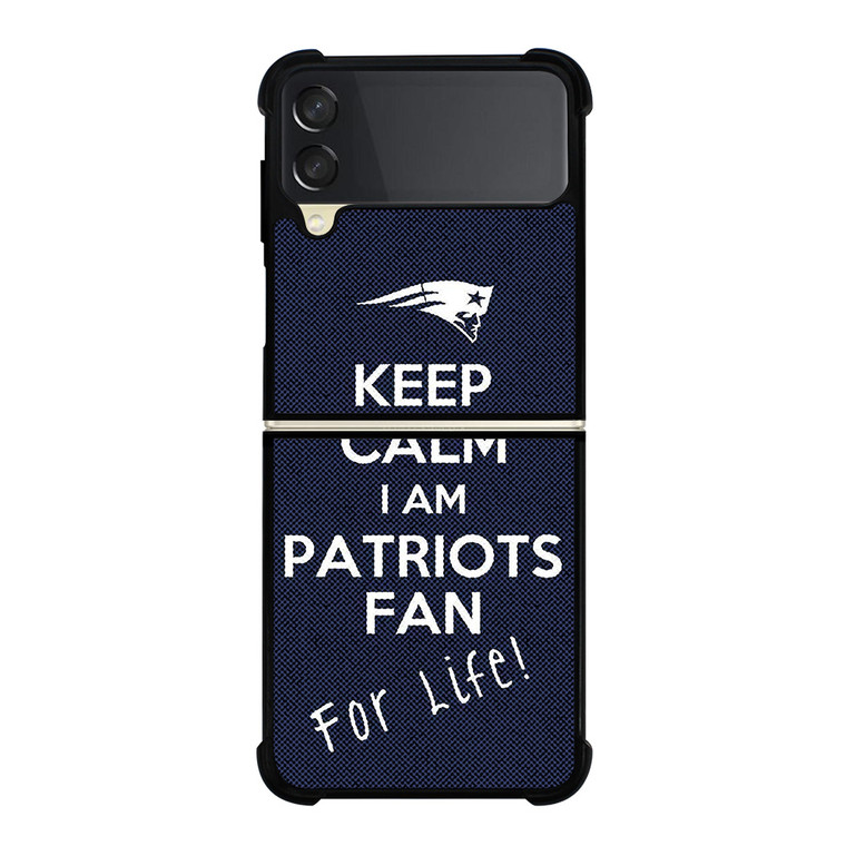 NEW ENGLAND PATRIOTS NFL FOOTBALL FANS 4 Samsung Galaxy Z Flip 3 Case Cover