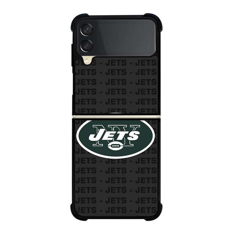 NEW YORK JETS FOOTBALL TEXT Samsung Galaxy Z Flip 3 Case Cover