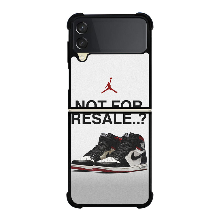 NIKE AIR JORDAN RETRO NOT FOR RESALE Samsung Galaxy Z Flip 3 Case Cover