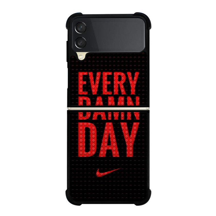 NIKE SWOOSH EVERY DAMN DAY Samsung Galaxy Z Flip 3 Case Cover