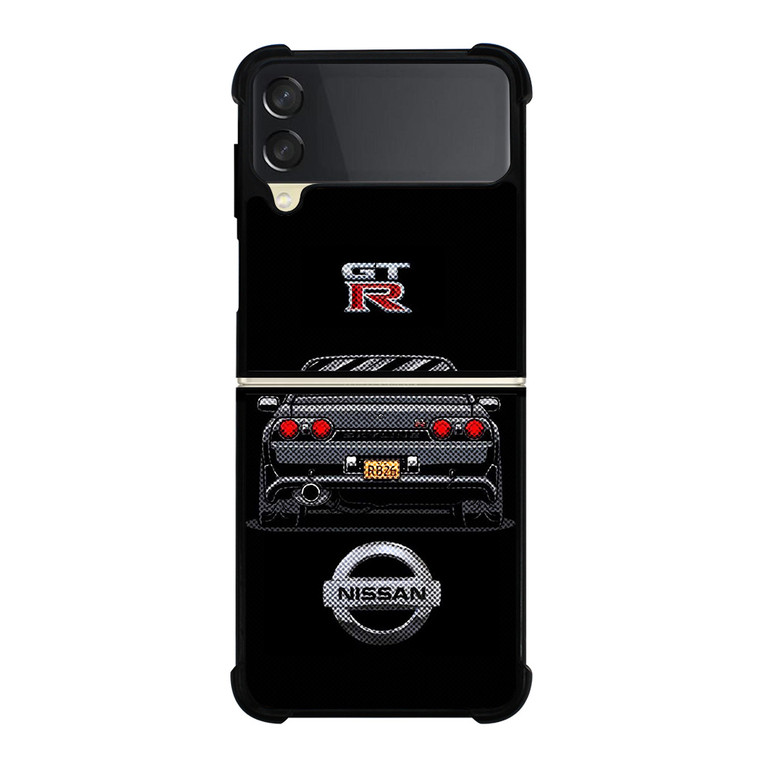 NISSAN GTR ILLUSTRATION Samsung Galaxy Z Flip 3 Case Cover