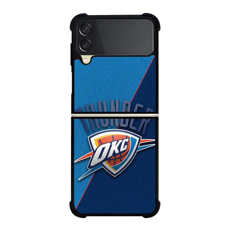 OKLAHOMA CITY THUNDER NBA BASKETBALL LOGO Samsung Galaxy Z Flip 3 Case Cover