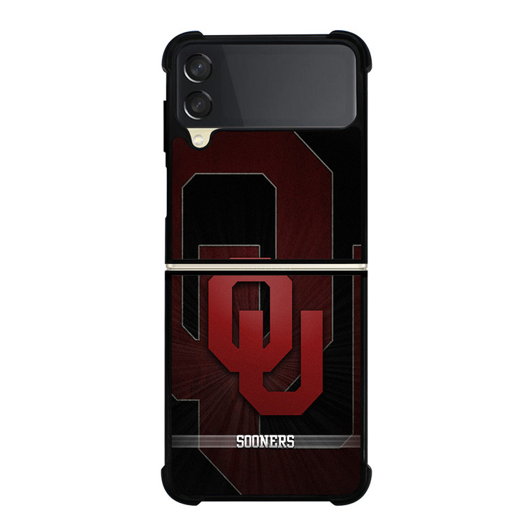 OKLAHOMA SOONERS FOOTBALL LOGO Samsung Galaxy Z Flip 3 Case Cover