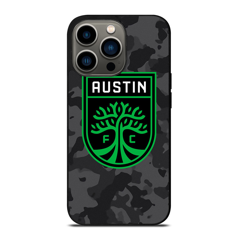 AUSTIN FC MLS BLACK CAMO iPhone 13 Pro Case Cover