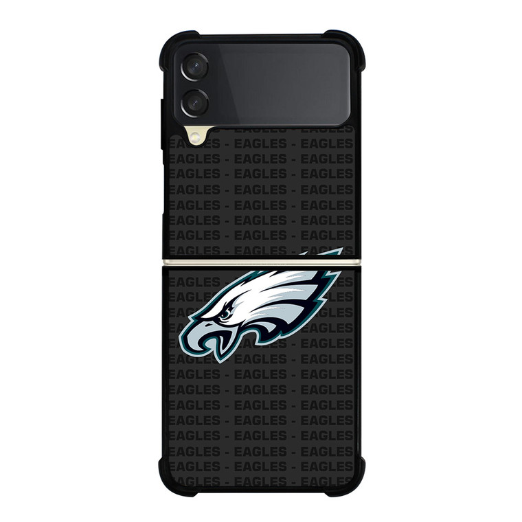 PHILADELPHIA EAGLES FOOTBALL TEXT Samsung Galaxy Z Flip 3 Case Cover