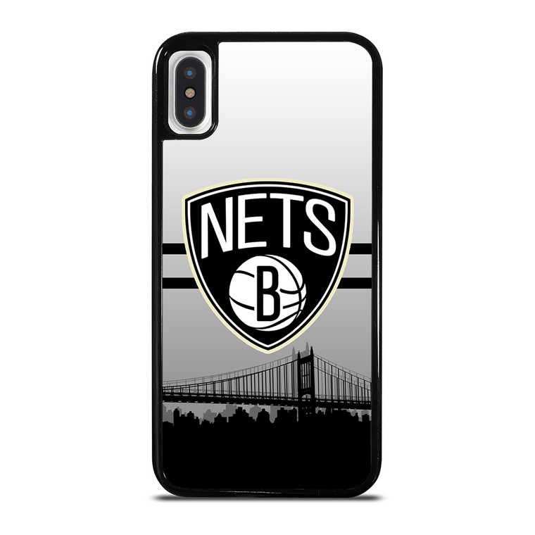 BROOKLYN NETS NBA SKYLINE iPhone X / XS Case Cover
