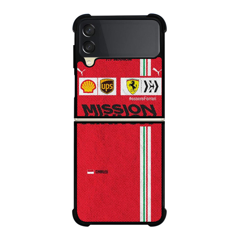 SCUDERIA FERRARI F1 JERSEY 2021 Samsung Galaxy Z Flip 3 Case Cover