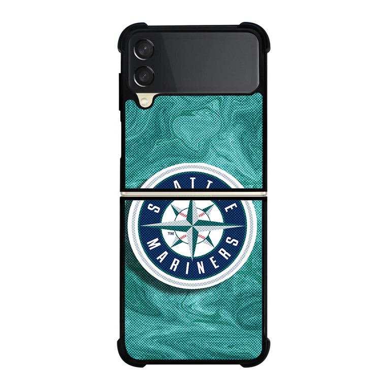 SEATTLE MARINERS MLB BASEBALL LOGO 2 Samsung Galaxy Z Flip 3 Case Cover