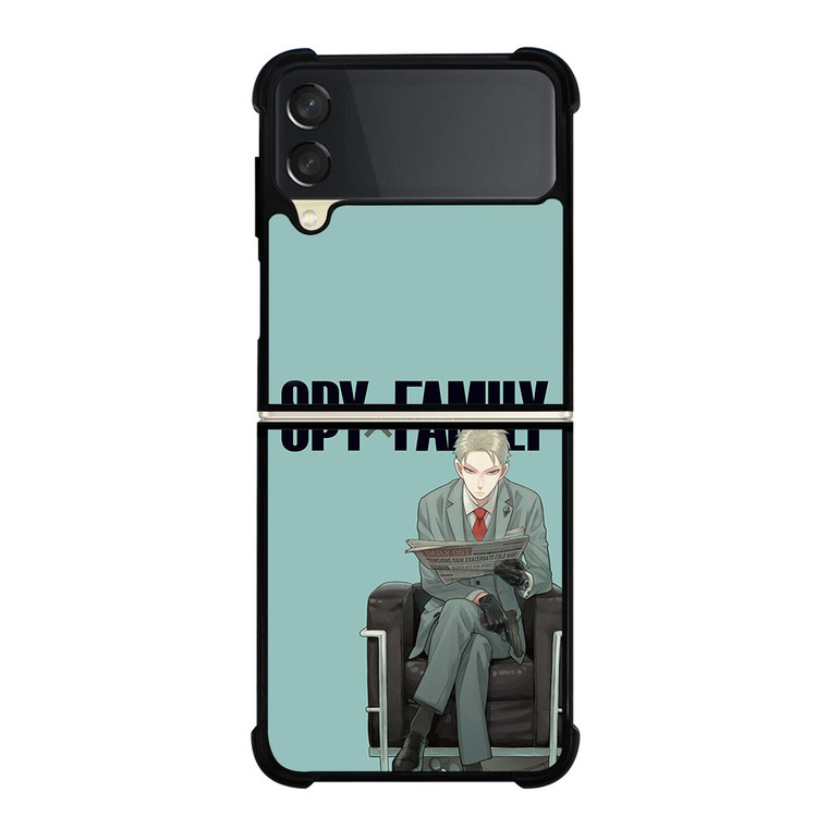 SPY X FAMILY LOID FORGER COMIC Samsung Galaxy Z Flip 3 Case Cover