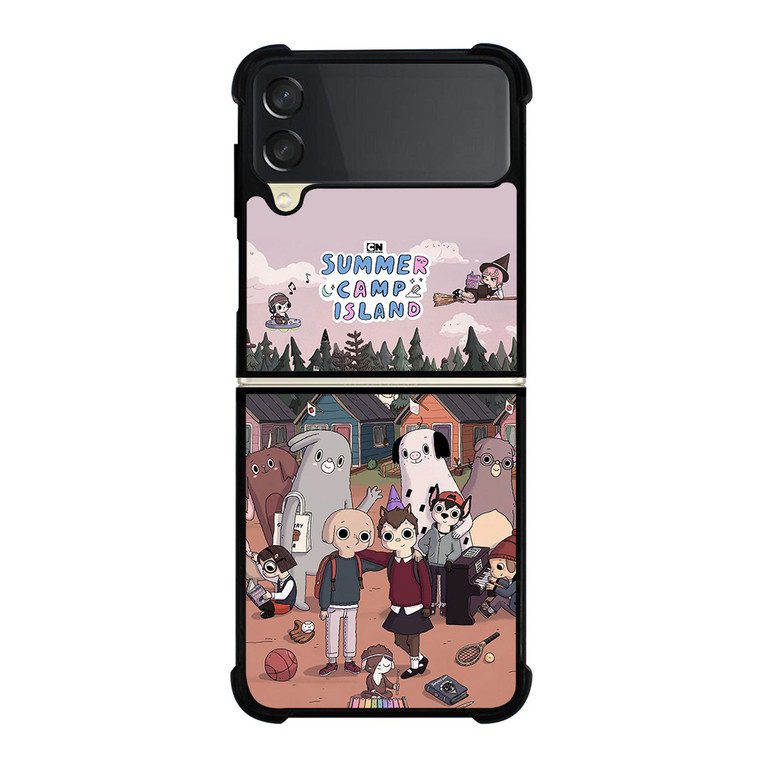 SUMMER CAMP ISLAND CHARACTERS Samsung Galaxy Z Flip 3 Case Cover