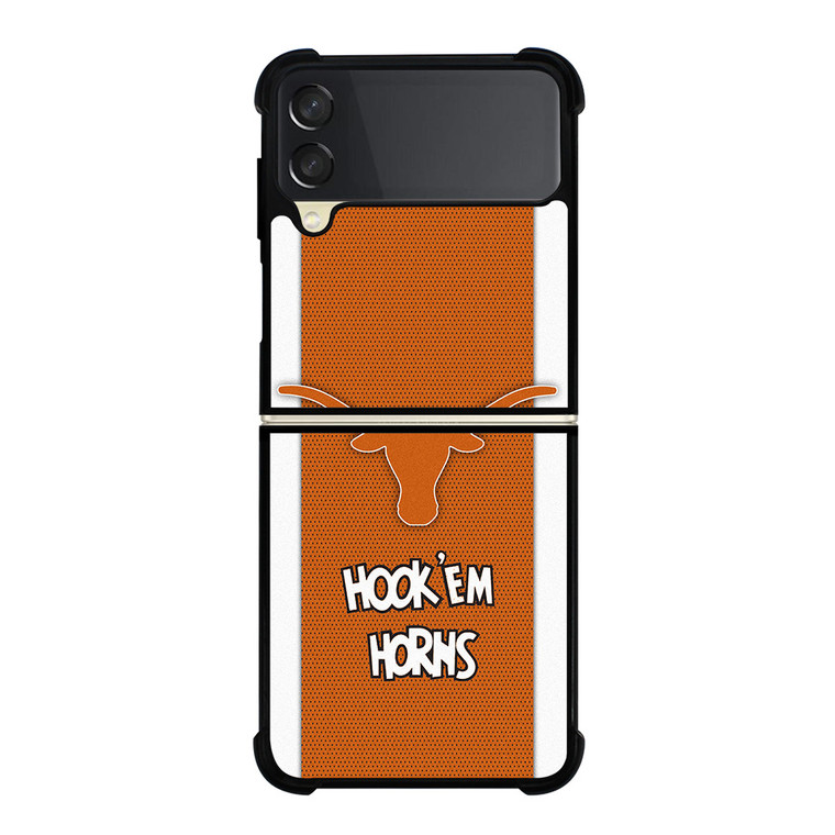 TEXAS LONGHORNS FOOTBALL SLOGAN Samsung Galaxy Z Flip 3 Case Cover