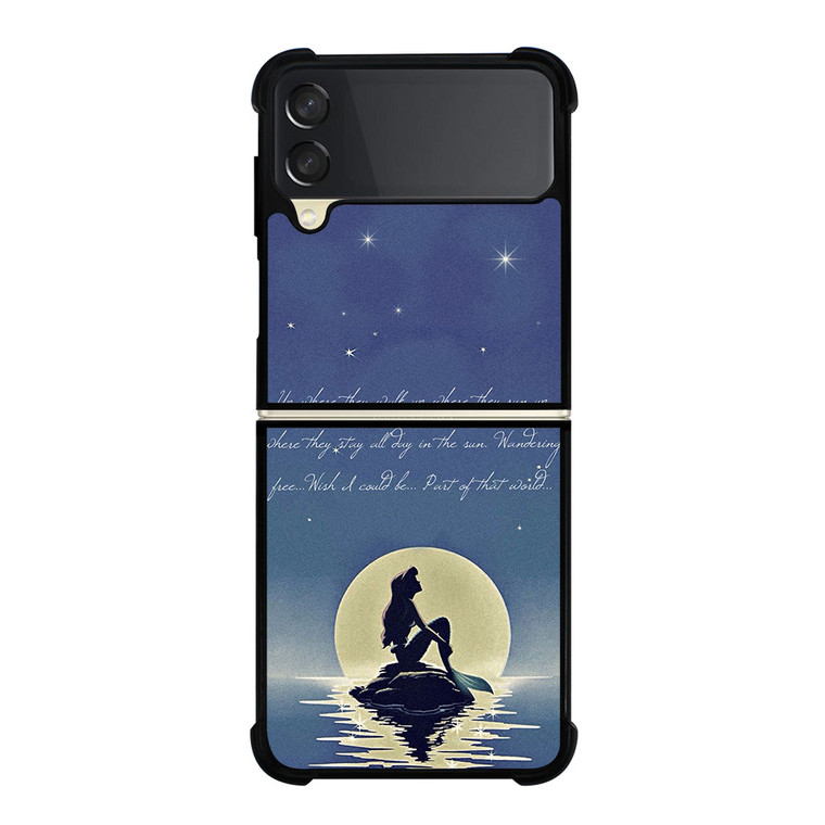 THE LITTLE MERMAID QUOTES Samsung Galaxy Z Flip 3 Case Cover THE LITTLE MERMAID QUOTES Samsung Galaxy Z Flip 3 Case Cover