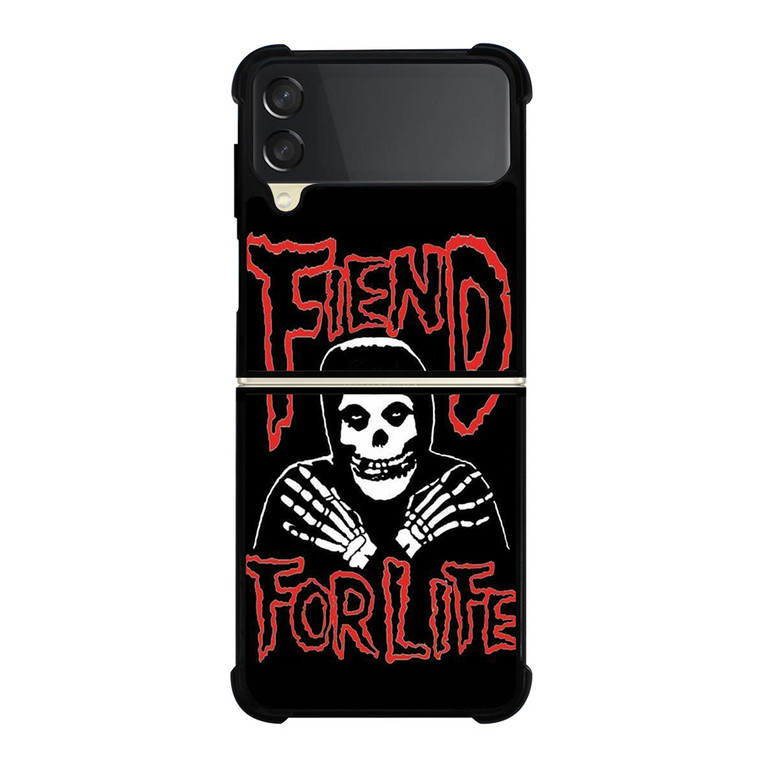 THE MISFITS FIEND FOR LIFE Samsung Galaxy Z Flip 3 Case Cover THE MISFITS FIEND FOR LIFE Samsung Galaxy Z Flip 3 Case Cover