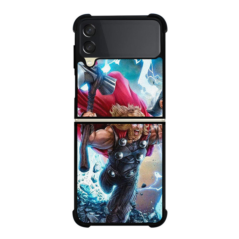 THOR COMIC ART Samsung Galaxy Z Flip 3 Case Cover THOR COMIC ART Samsung Galaxy Z Flip 3 Case Cover