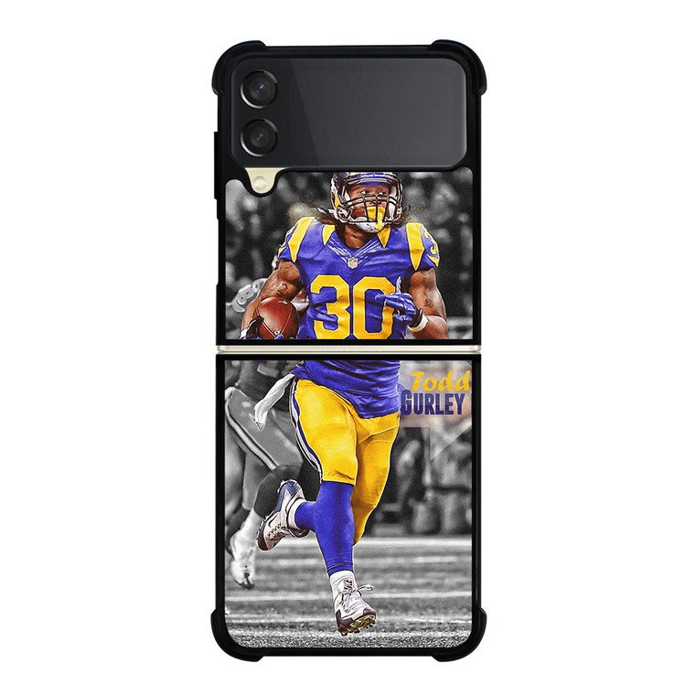 TODD GURLEY LOS ANGELES RAMS NFL Samsung Galaxy Z Flip 3 Case Cover TODD GURLEY LOS ANGELES RAMS NFL Samsung Galaxy Z Flip 3 Case Cover