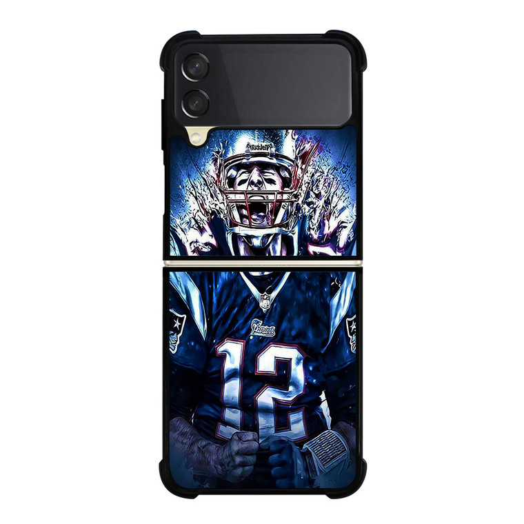 TOM BRADY NEW ENGLAND PATRIOTS NFL Samsung Galaxy Z Flip 3 Case Cover