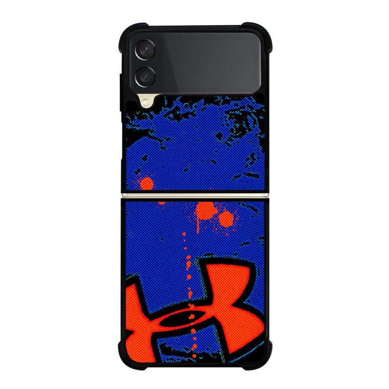UNDER ARMOUR ORANGE BLUE LOGO Samsung Galaxy Z Flip 3 Case Cover