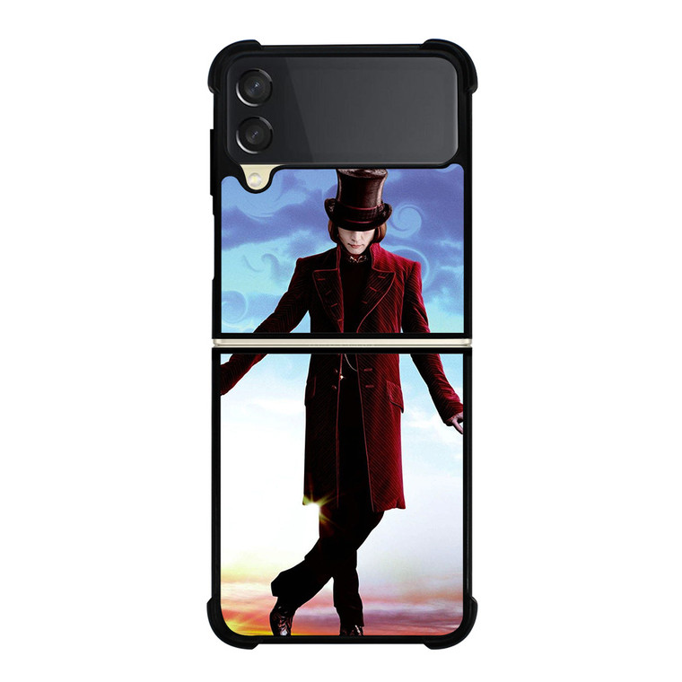 WILLY WONKA JOHNNY DEPP Samsung Galaxy Z Flip 3 Case Cover
