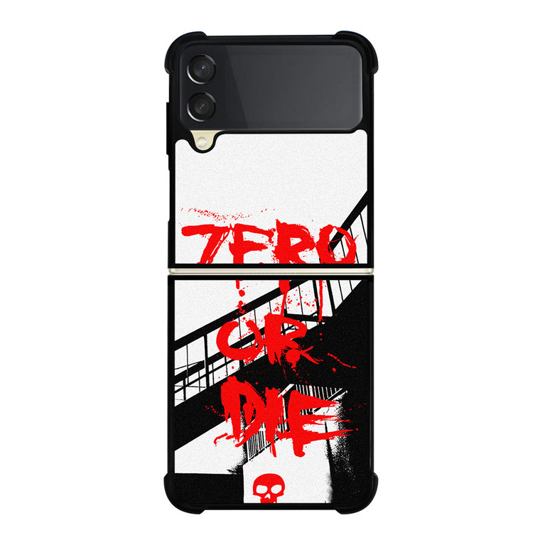 ZERO SKATEBOARDS SLOGAN Samsung Galaxy Z Flip 3 Case Cover