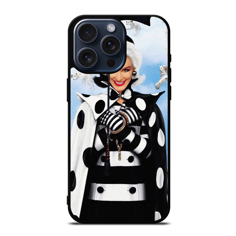 101 DALMATIANS CRUELLA DE VIL DISNEY iPhone 15 Pro Max Case Cover