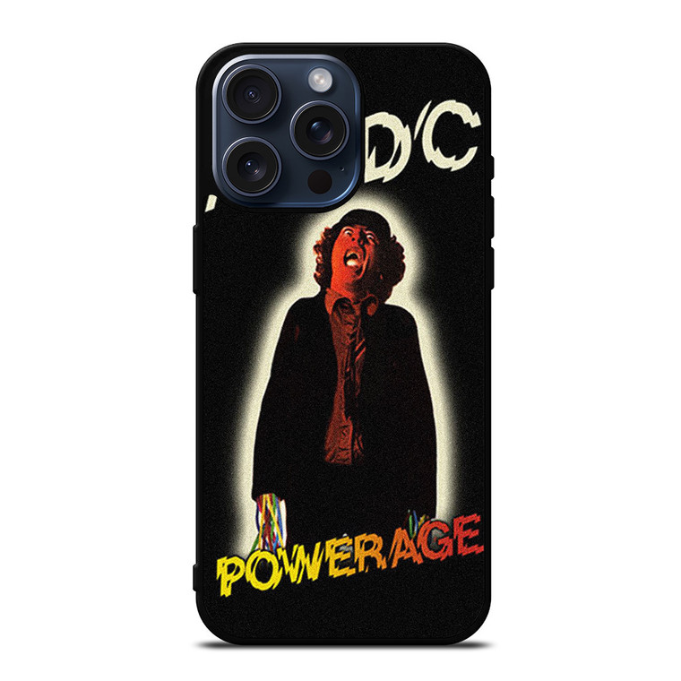 ACDC ROCK BAND POWERAGE iPhone 15 Pro Max Case Cover