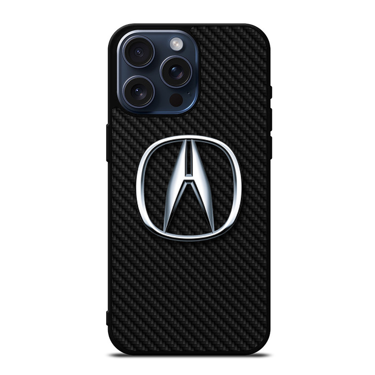 ACURA MOTORS CARBON FIBER iPhone 15 Pro Max Case Cover