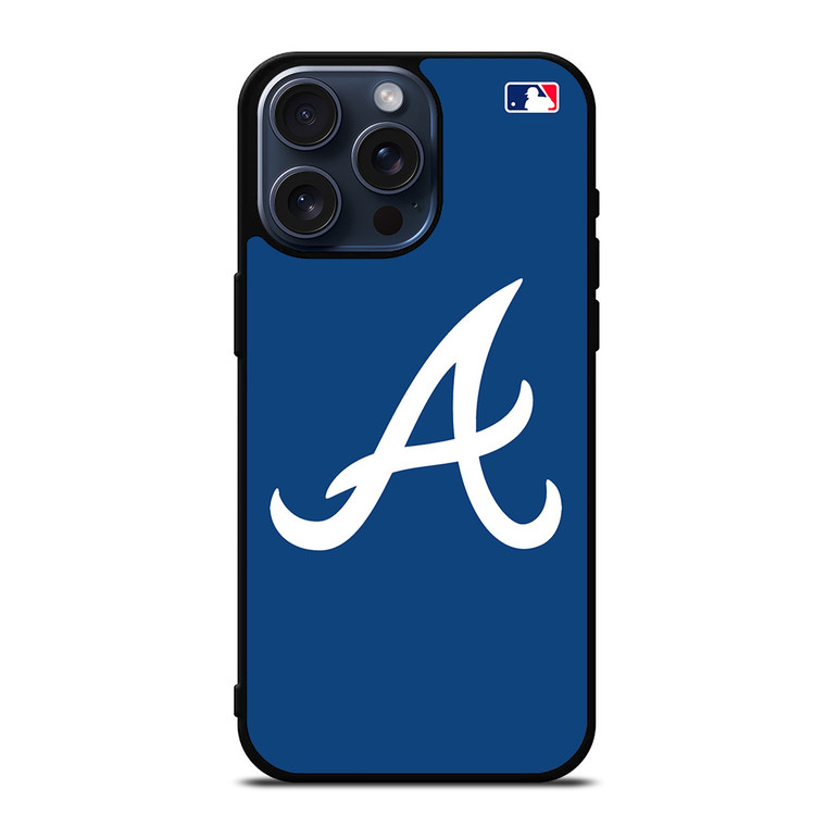 ATLANTA BRAVES MLB LOGO iPhone 15 Pro Max Case Cover
