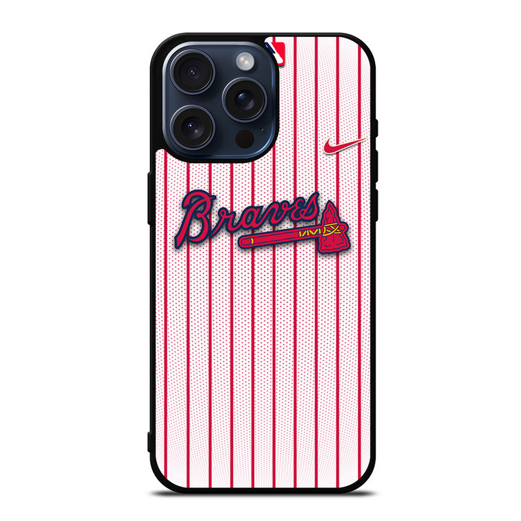 ATLANTA BRAVES MLB NIKE iPhone 15 Pro Max Case Cover