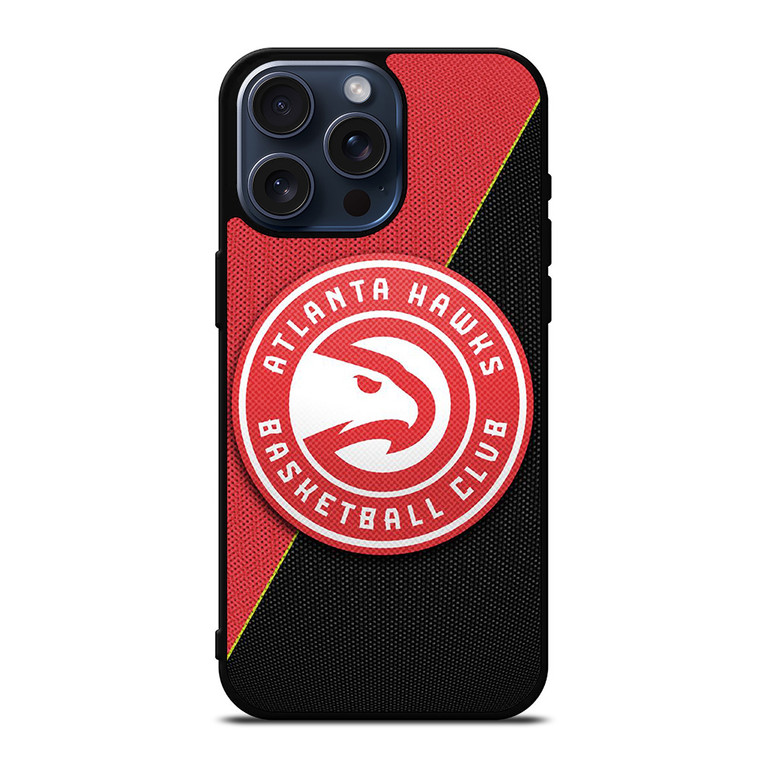 ATLANTA HAWKS NBA BASKETBALL LOGO iPhone 15 Pro Max Case Cover