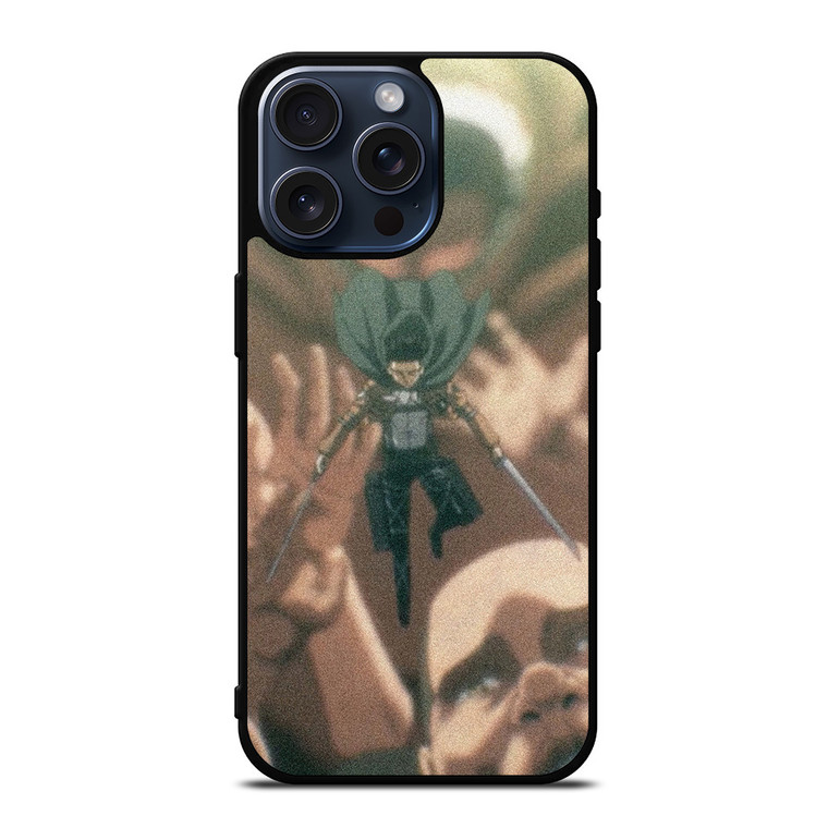 ATTACK ON TITAN LEVI ACKERMAN iPhone 15 Pro Max Case Cover ATTACK ON TITAN LEVI ACKERMAN iPhone 15 Pro Max Case Cover