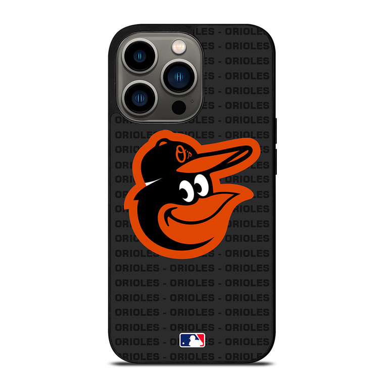 BALTIMORE ORIOLES BASEBALL BLACK iPhone 13 Pro Case Cover