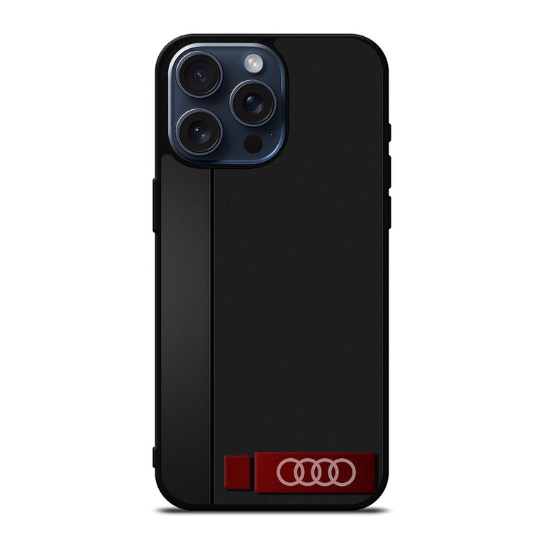 AUDI CAR CARBON LOGO iPhone 15 Pro Max Case Cover