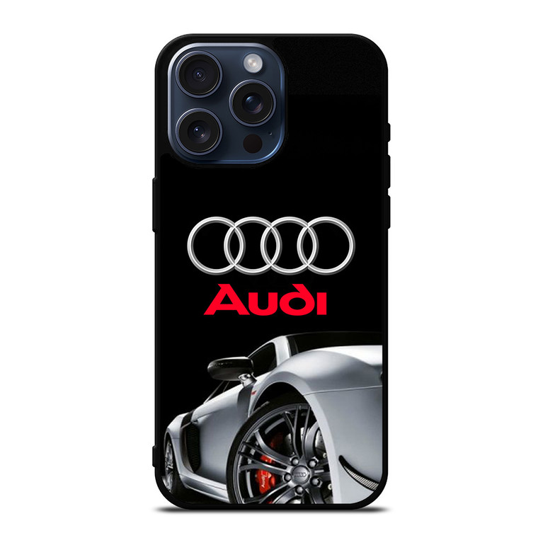 AUDI CAR LOGO 2 iPhone 15 Pro Max Case Cover