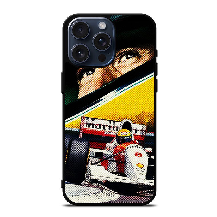 AYRTON SENNA F1 FORMULA ONE iPhone 15 Pro Max Case Cover