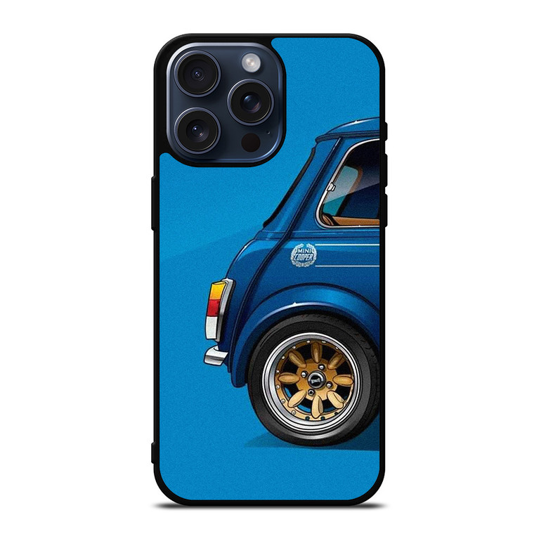 BLUE MINI COOPER COOL iPhone 15 Pro Max Case Cover