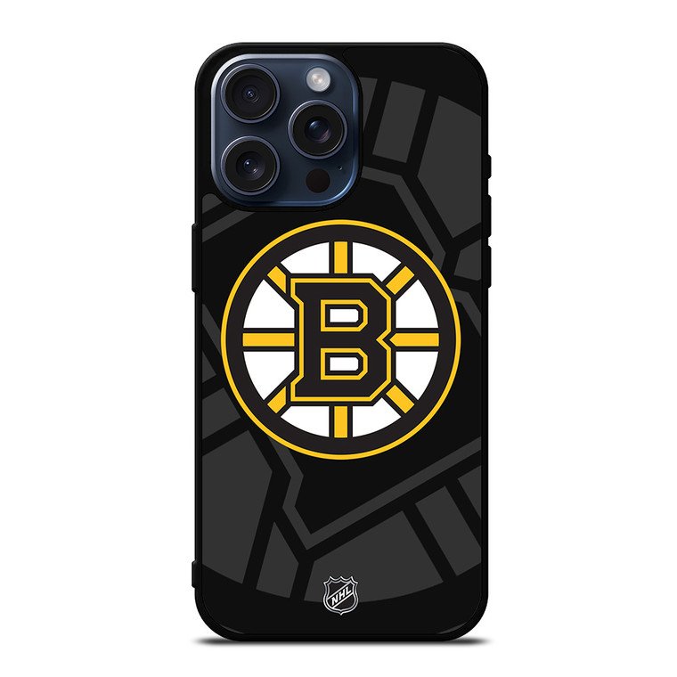 BOSTON BRUINS NHL TEAM iPhone 15 Pro Max Case Cover