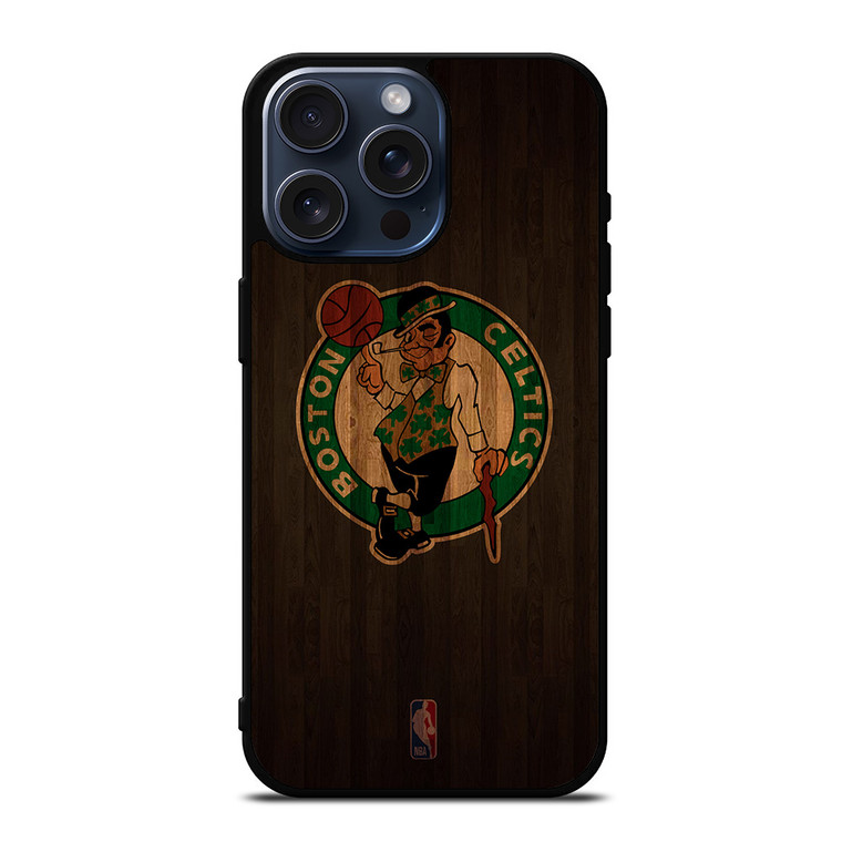BOSTON CELTICS BASKETBALL COURT NBA iPhone 15 Pro Max Case Cover