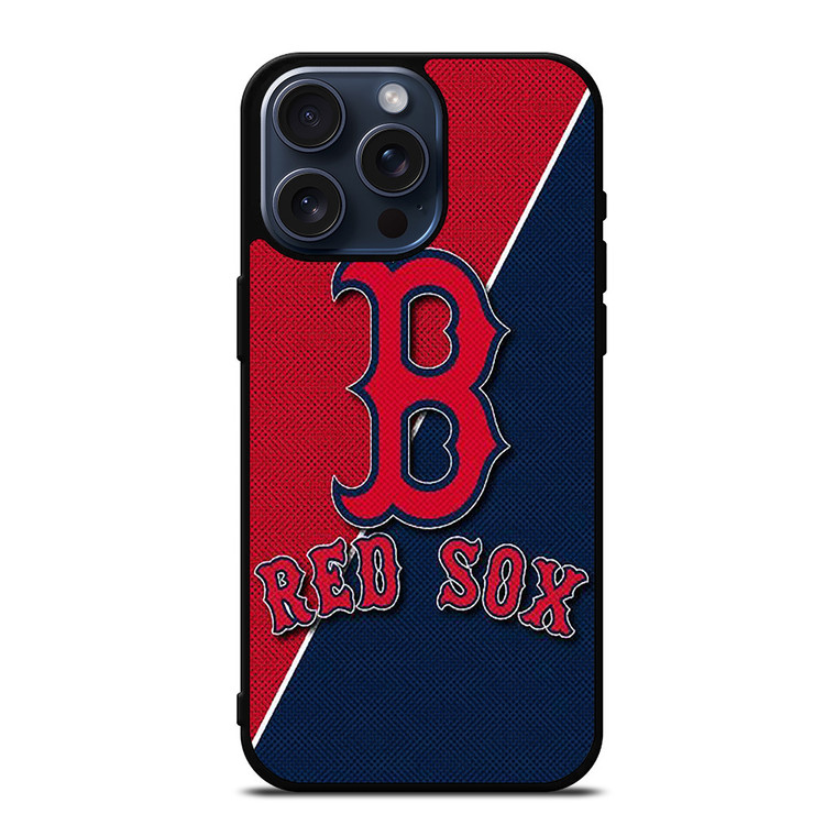 BOSTON RED SOX MLB BASEBALL LOGO iPhone 15 Pro Max Case Cover