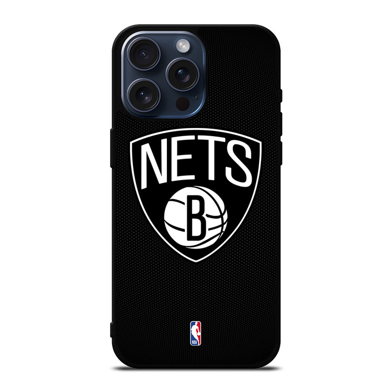 BROOKLYN NETS BASKETBALL NBA iPhone 15 Pro Max Case Cover